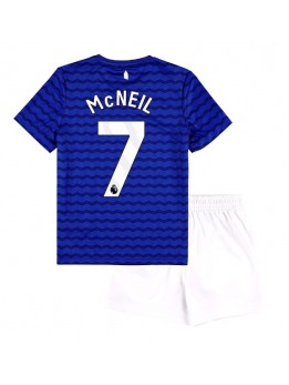 Everton Dwight McNeil #7 Replika Hemmakläder Barn 2025-26 Kortärmad (+ byxor)